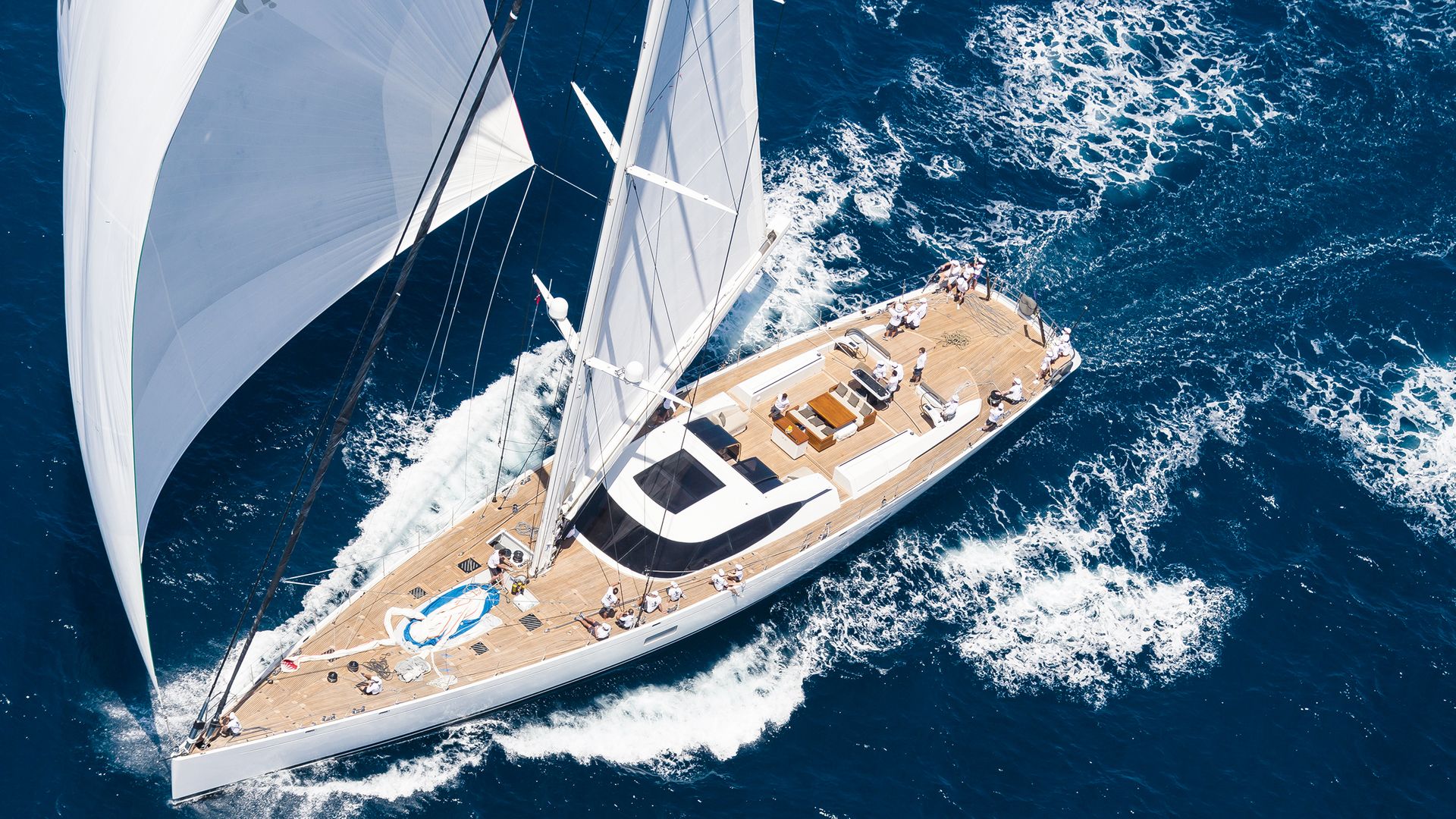 On board with Barry Houghton, owner of sailing yacht Salperton IV